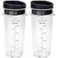 thumbnail image 3 of Bidihome Ninja Blender Cups Single Serve 16-Ounce Cup Set with 2 Sip Lids for BL770 BL780 BL660 Professional Blender (Pack of 2), 3 of 4