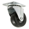 Supersliders, Black Rubber, Plate Swivel Caster- 2 in.