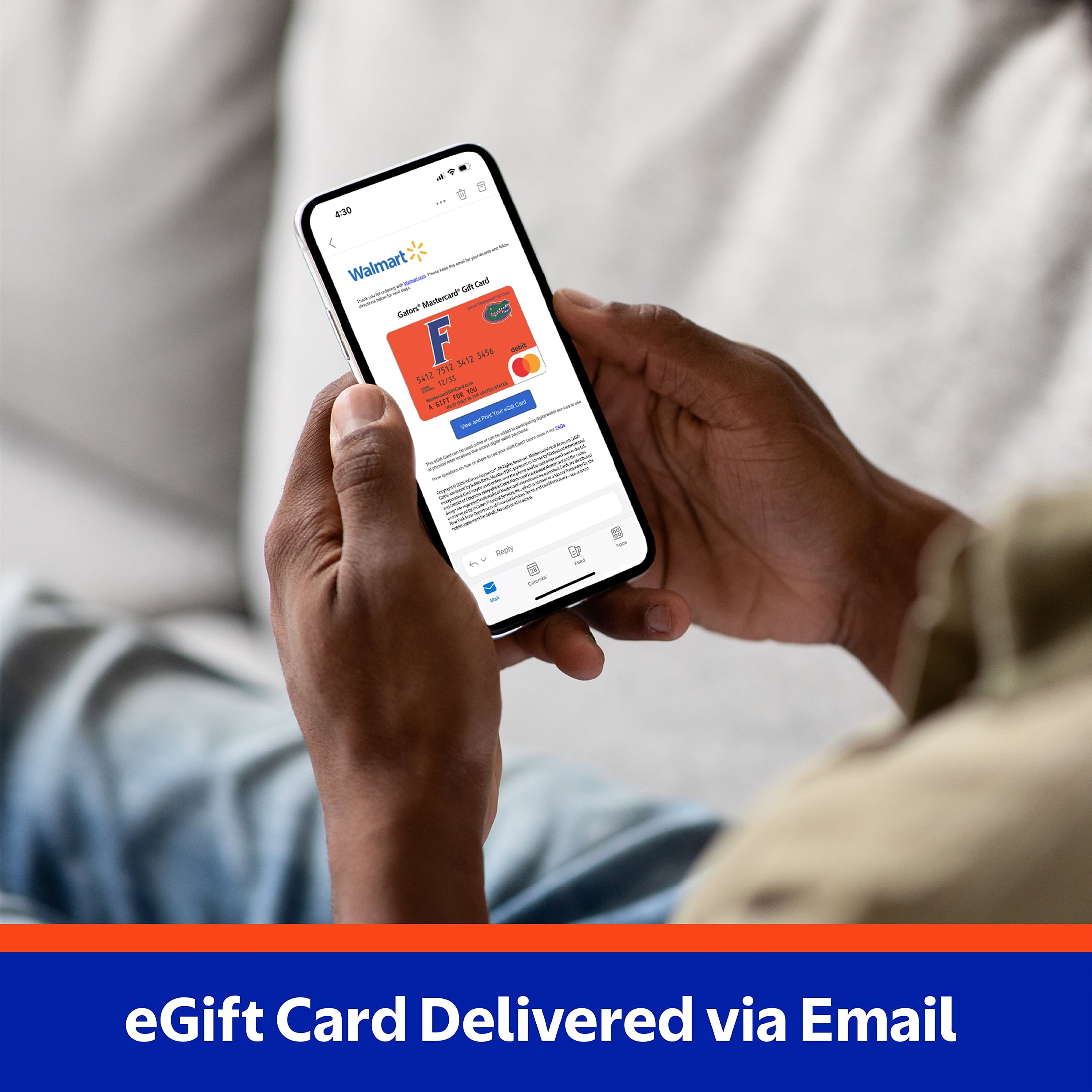 Mastercard® $20-$500 eGift Card University of Florida (Plus $6.84 Purchase Fee) [Email Delivery]