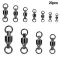 thumbnail image 4 of Beisidaer 20X Fising Ball Bearing Swivels Split Rings For Sea Fishing 0/1/2/3/4/5/6/7/8/9, 4 of 7