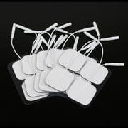 20pcs Electrode Pads Tens Unite Electrodes for EMS Digital Therapy Machine Tens-Massages 4*4cm with 2mm Plug