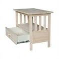 thumbnail image 5 of Pemberly Row 28" Traditional Wood Corner TV Stand in Unfinished, 5 of 10