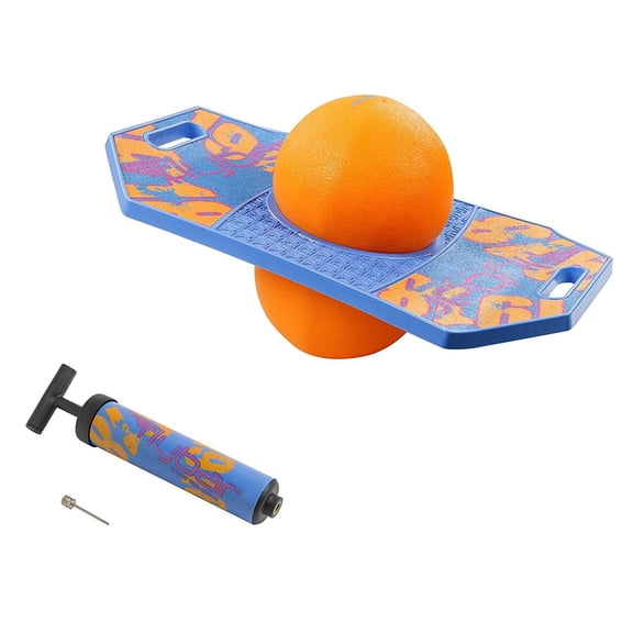Flybar Pogo Trick Ball for Kids, Trick Board for Boys and Girls Ages 6 and up, Blue