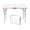 White, variant on 3FT Outdoor Aluminum Camping Folding Table, Lightweight Portable Folding Picnic Table,Outdoor Tables with Carrying Handle
