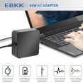 thumbnail image 6 of 65W 45W Adapter Charger compatible with Lenovo Laptop, Ideapad 3 1 S340 S145 330 320 310, Flex 5, V14 V15 V17 Laptop Power Supply Cord, 6 of 6