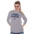 thumbnail image 3 of US Air Force Hero Airman Brother Long Sleeve TShirt Men Women Brisco Brands X, 3 of 6