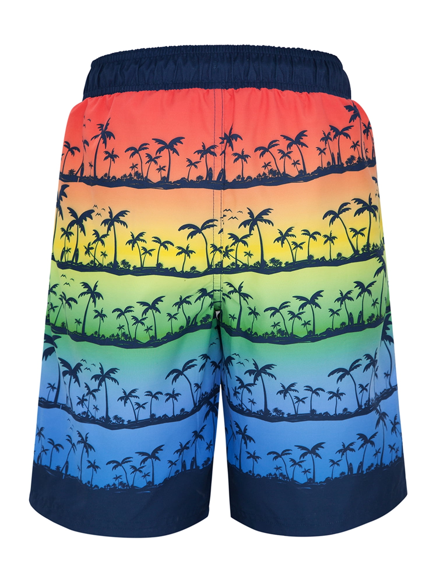 Rokka&Rolla Boys' Swim Trunks with Mesh Lining, UPF 50+ Sizes 4-18