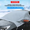 thumbnail image 1 of Funda para la Nieve Del Parabrisas Del Coche Ganfancp 3 Capas Doble Cara, 1 of 7