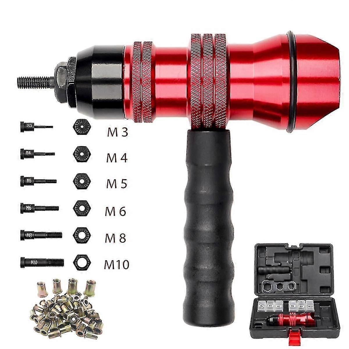 Electric Rivet Tool Rivet Nut Tool Electric Rivet Nut Adapter M3 M5 M6 ...