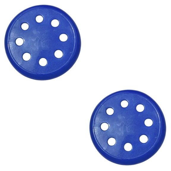 FRCOLOR 2pcs Bar Stool Seat Replacement Round Stool Seat Plastic Round Stool Cover Plastic Stool Accessory