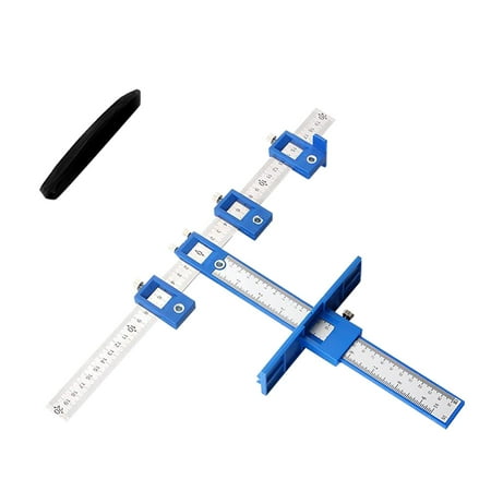 

Huhuzaio Labor Day Cabinet Hardware Punch Locator Drill Wood Drilling Dowelling for installation Of Handles Knobs on Doors and Drawer Cabinet Template Tool for Handles and Pulls Tools