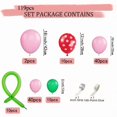thumbnail image 2 of Kit de arco con forma de globo, 119 piezas, diseño de fresas | Pink Strawb, 2 of 2