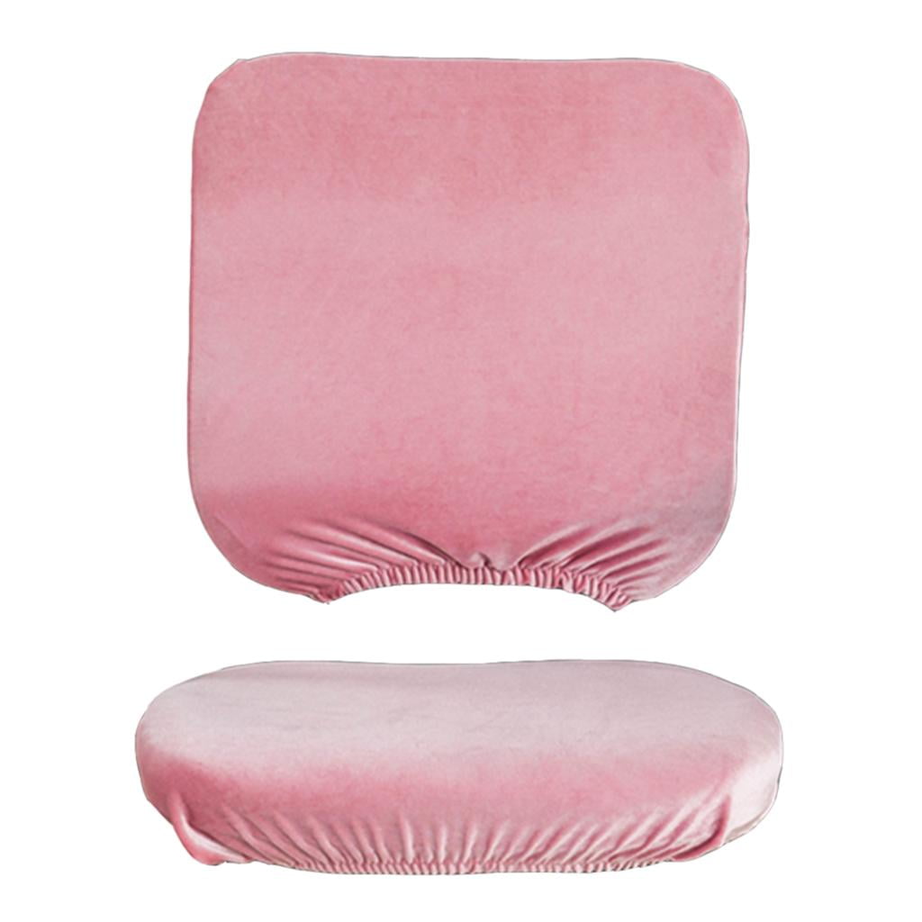 Removable Stretchable Slipcover Office Computer Chair Covers Pink ...