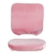 thumbnail image 1 of Cómoda funda de terciopelo para silla de oficina, silla giratoria, silla ejecutiva, color Rosado, 1 of 5