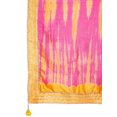 thumbnail image 2 of eloria Floral Pink Woman's Indian Ethnic Chunni, Dupatta, Stole, Scarf Shawl Wrap, 2 of 4