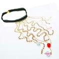 thumbnail image 1 of Diamantes de imitación pierna muslo cadena brillante mujer Sexy cuerpo cadena pierna muslo arnés joyería playa múltiples capas cadenas de Color dorado Tan Jianjun unisex, 1 of 2