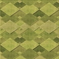 thumbnail image 1 of Ahgly Company Machine Washable Indoor Square Transitional Green Area Rugs, 8' Square, 1 of 7