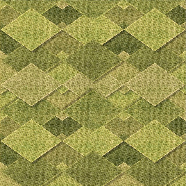 Ahgly Company Tapis d'Intérieur Lavable en Machine Carré Vert, 8 Pieds Carré