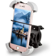 Quntis Bike Bicycle Cell Phone Mount Phone Holder Motorcycle  Handlebar,360° Rotation Bike Phone Mount Gray