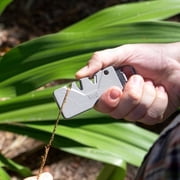 DMT PocketSharp Pro Multi-Stage Diamond Sharpener for Knives, Outdoor Use with Bottle Opener