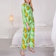 thumbnail image 3 of Pofeuu Corn 7 Print Womens Pajamas Set Long Sleeve Sleepwear Button Down Nightwear Soft Pj Lounge Sets Button Down Pajamas Women-Large, 3 of 7