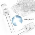 thumbnail image 3 of NS 5mm Ultra Bright LED Light Bulb Lamp Clear Lens 20000mcd Super Bright 100PCS/Set, 3 of 10