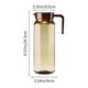 thumbnail image 3 of Plastic Large Capacity Beverage Pitcher | Slim Refrigerator Kettle | Food-Grade Lead-Free | Heat Resistant | Coffee Gray Clear | 24.3x9x8.5cm | 1 Piece | Dishwasher Safe, 3 of 6