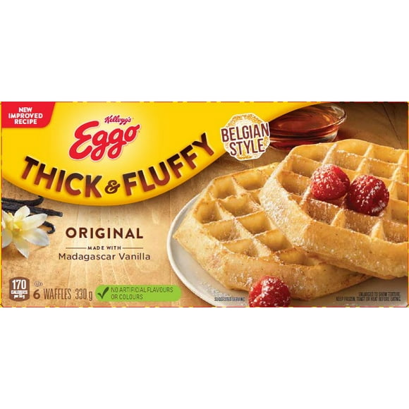 Eggo Gaufres originales épaisses et moelleuses 330gmx8 Eggo Gaufres originales épaisses et moelleuses 330gmx8