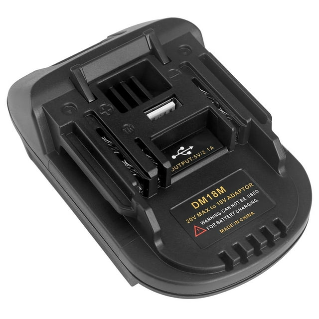 Battery Converter DM18M Electric 18V Battery Adapter Replacement for DCB205 Converting Tool for DCB200 Replacement for DCB200 DCB205