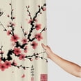 thumbnail image 3 of Orinice Cherry Blossom and Butterflies Bathroom Decor Set - Colorful Luxurious Graphic Print Polyester Fabric Fashion Shower Curtain Set with Hooks 69x72, 3 of 7