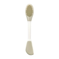 Elainilye Silicone Face Mask Applicator Brush, Pore Cleansing Tool for Mud Masks, Soft Head Skincare Brush for Facials, Home Spa