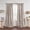 Gray, variant on Elrene Home Fashions Grainger Buffalo Check Blackout Window Curtain, Black, 52" x 84"