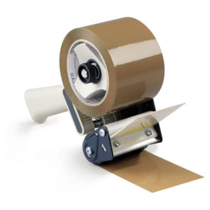 24 Rolls Heavy Duty Tan Packing Tape  3 Inch x 110 Yards (330 Feet) Per Roll Carton Sealing Tape for Shipping Packaging Moving Office Storage & Tape Gun Refills 1.8 Mil 3960 Total Yards