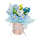 thumbnail image 1 of Ramo de flores de ganchillo hecho a mano, ramo de punto artificial, girasol falso, clavel, tulipán, flores de hojaldre, regalos para madre, esposa en cumpleaños, aniversario, 1 of 8
