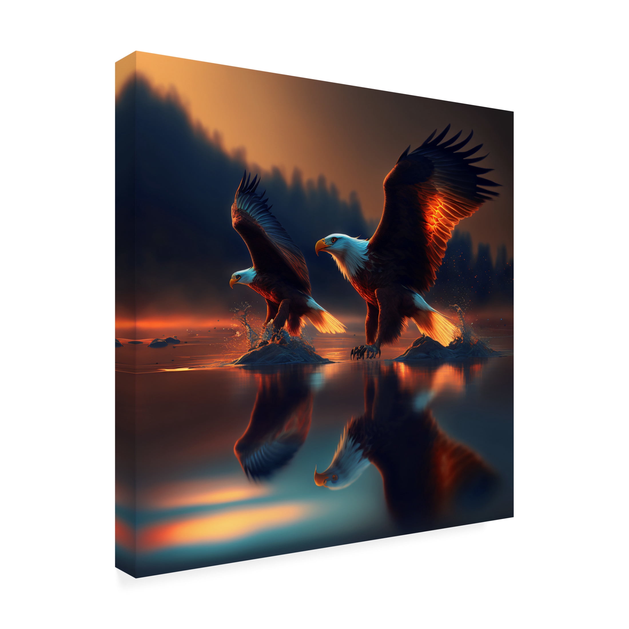 Canvas Wall Art - Ray Heere 'Desert Of Dreams 10' Wall Art for Living Room, Bedroom, or Office Décor by Trademark Fine Art - 14 x 14 Inches