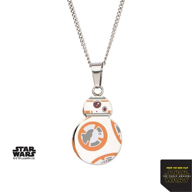 Star Wars BB-8 SILVERTONE Necklace WITH 20/" CHAIN