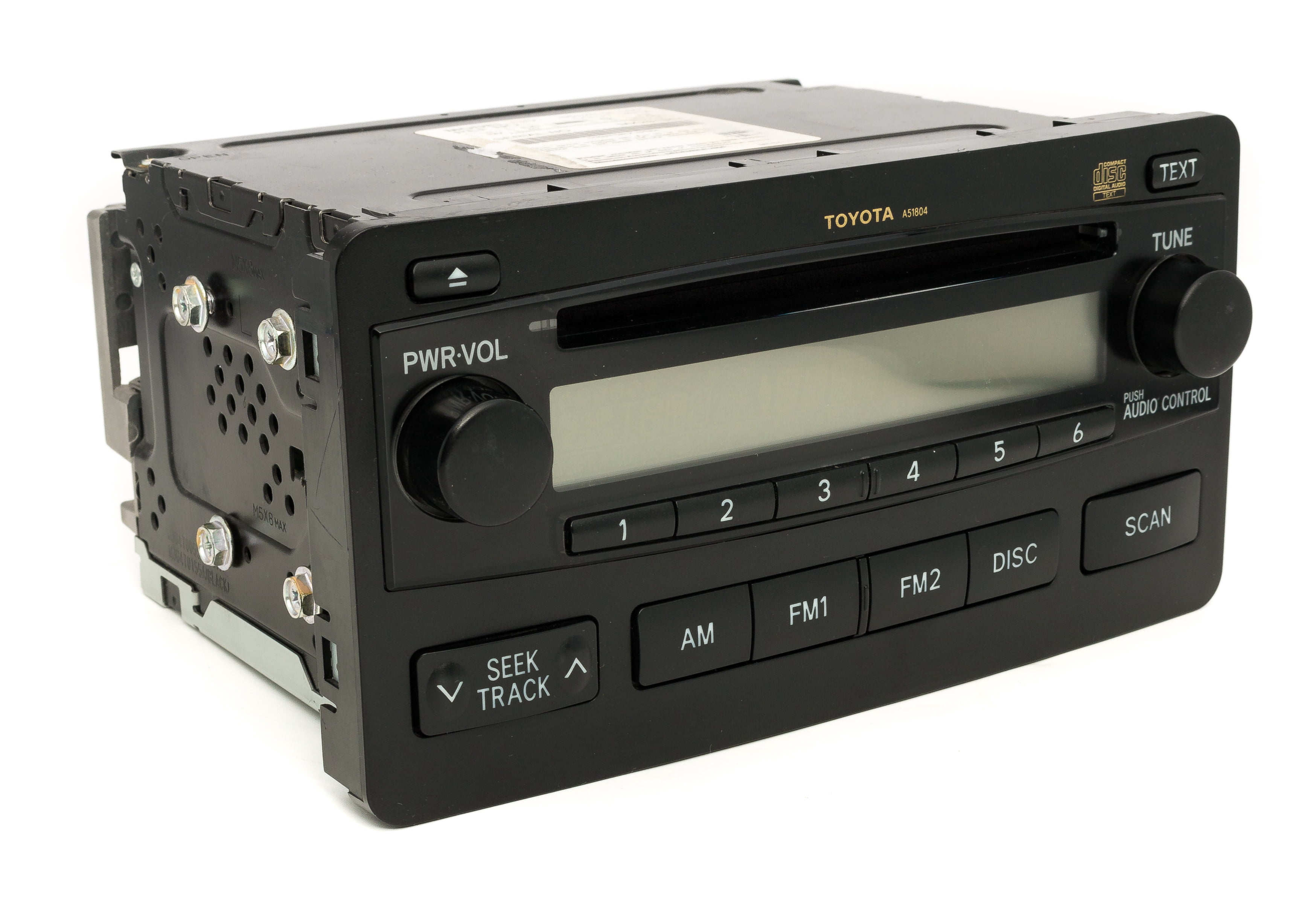 Restored Toyota 2003-2006 Tundra AM FM Receiver w CD Player Face: A51804 861200C100 (Refurbished)