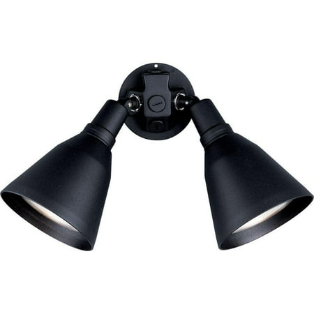 

Progress Lighting 2-Light 11.3 in. Outdoor Black Wall Light (New Open Box)