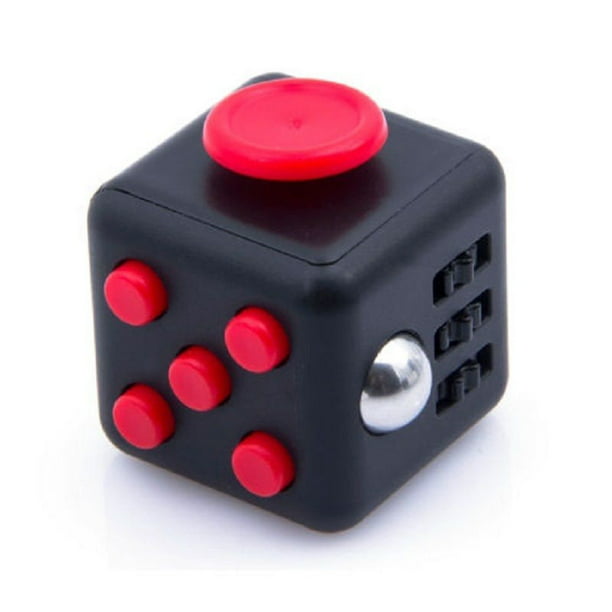 Xmas Gift Fidget Cube Relieves Stress Boredom And Anxiety Helps To Focus Christmas Gift For Children And Adults Arrives Before Christmas Usa Stock Black Red Walmart Com Walmart Com