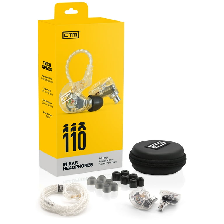 Free Shipping! CTM CE110 Single-Driver IEM Earphone - Walmart.com