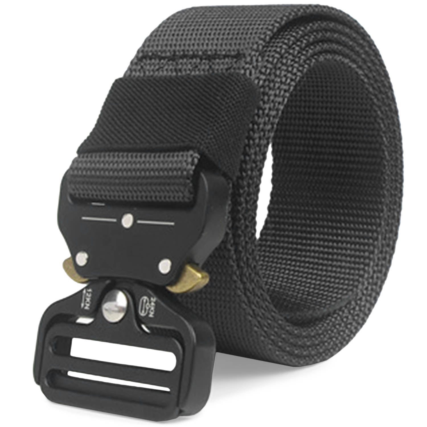 Military Tactical Belt Quick Release Nylon Military Style Outdoor Training Belt with Metal Buckle 7 Colors Optional