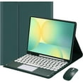 thumbnail image 1 of Funda con teclado táctil para Samsung Galaxy Tab S10 FE+ Plus de 13,1 pulgadas modelo 2025 (X620/X626B), con ratón - Teclado Bluetooth táctil magnéticamente desmontable, 1 of 8