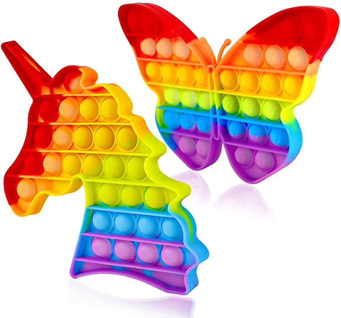 Cheap Popper Popitsfidgets Rainbow Star Strawberry Snail Game For Kids Adult Sensory Figit Set Silicone Cute Figetget Popit Toys Autism Special Stress Reliever 3 Packs Pop Bubble Fidget It Toy 
