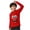 Z1-Red-mkosplrt kids summer tops, variant on MKOSPLRT Back to School UV Protection Kids UPF50 Long Sleeve Hoodie with Thumbholes Cute Print Summer Sun Shirts Lightweight Tops 5-15Y Red 11-12 Years