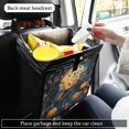 thumbnail image 2 of Qxltty Midnight Owls Car Dumpster Collapsible Rear Seat Suspension Trash for Front Seat Center Console in Vehicle, 2 of 8
