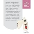 thumbnail image 7 of MeMoi Women's Cozy Dog Plush Slippers - Womens - Female, 7 of 7