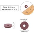 thumbnail image 3 of Heishi Clay Beads 2660 Pcs 10 Colors 6mm Vinyl Disc Beads Flat Round Handmade Polymer Clay Beads for Hawaiian Earring Choker Anklet Bracelet Necklace Jewelry Making Earth Tone, 3 of 6