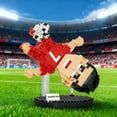 thumbnail image 5 of Soccer Star Building Blocks, 3D Soccer Legend Micro Bricks Figure, DIY Model Kit for Kids & Adults, Creative Desktop Decor Gift for Soccer Fans, 5 of 6