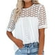 thumbnail image 1 of Top de manga larga con cordones y estampado suelto informal con cuello en V para primavera y otoño para mujer Pompotops  hfajkhk140040, 1 of 9