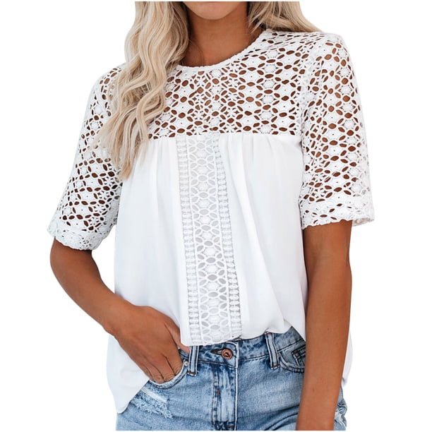 Top de manga larga con cordones y estampado suelto informal con cuello en V para primavera y otoño para mujer Pompotops hfajkhk140040